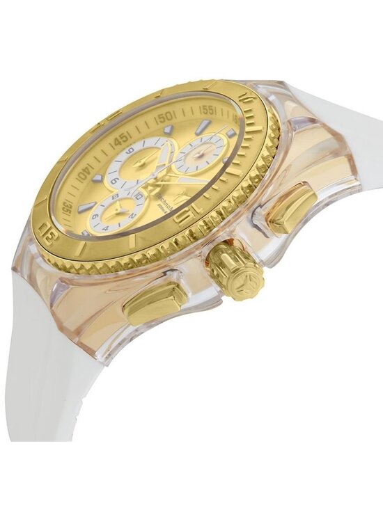NWT Technomarine Cruise Original Gold Dial Chronograph Ladies Watch 115311